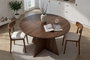 Hanah Home Mesa de Comedor Virella - Nogal